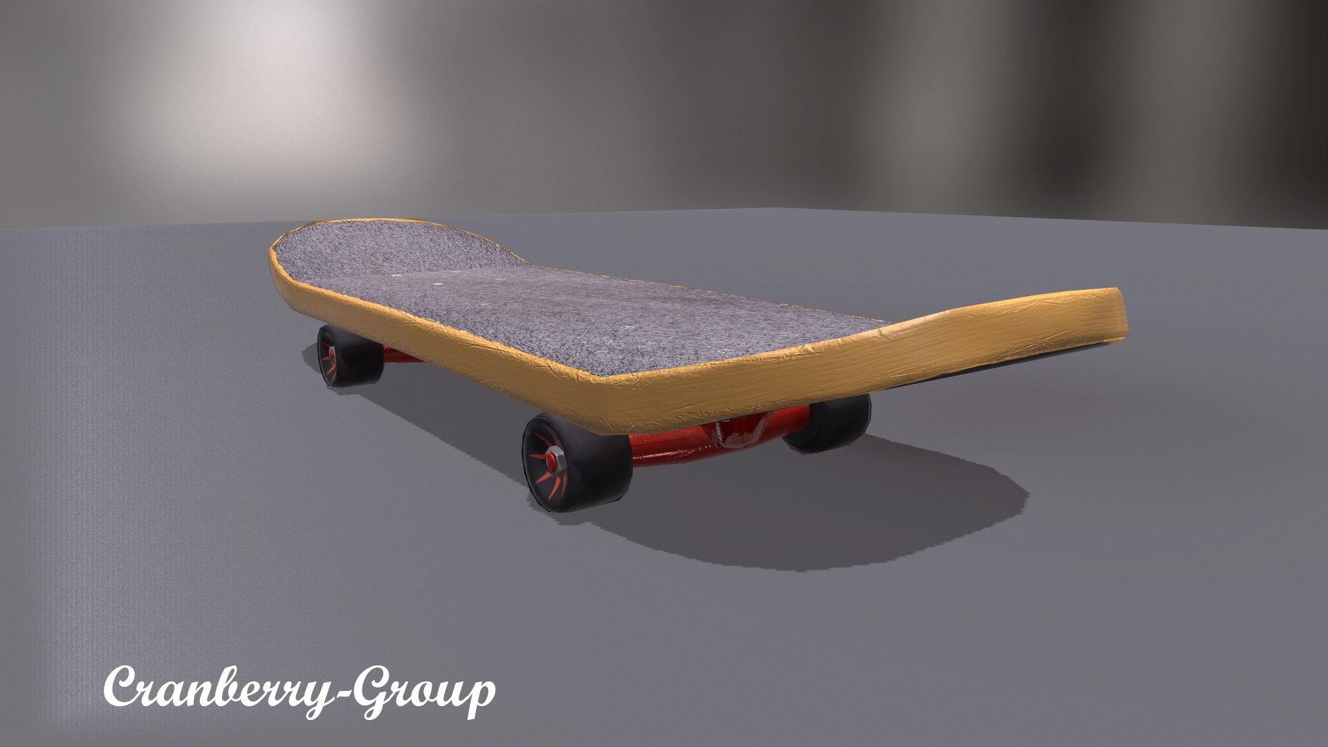 Cartoon Skateboard Lowpoly 3D Model TurboSquid 1319304