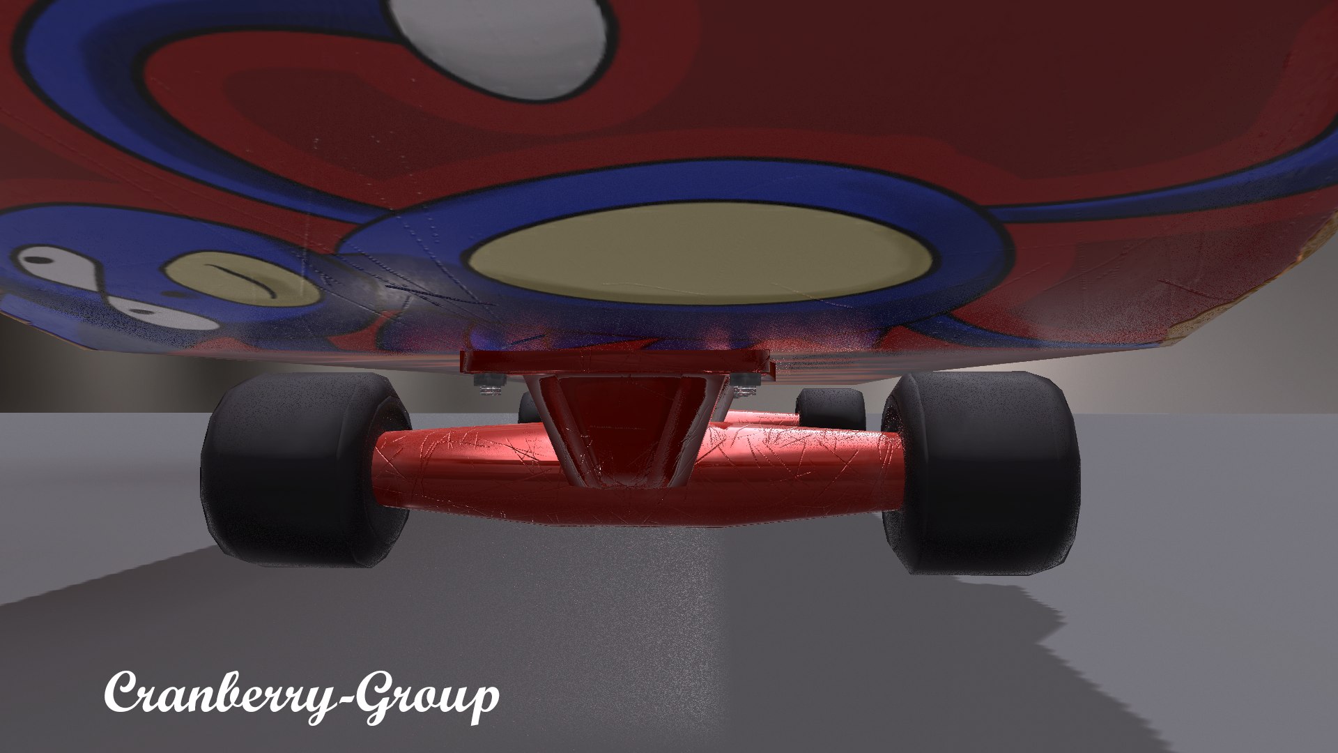 Cartoon Skateboard Lowpoly 3D Model TurboSquid 1319304