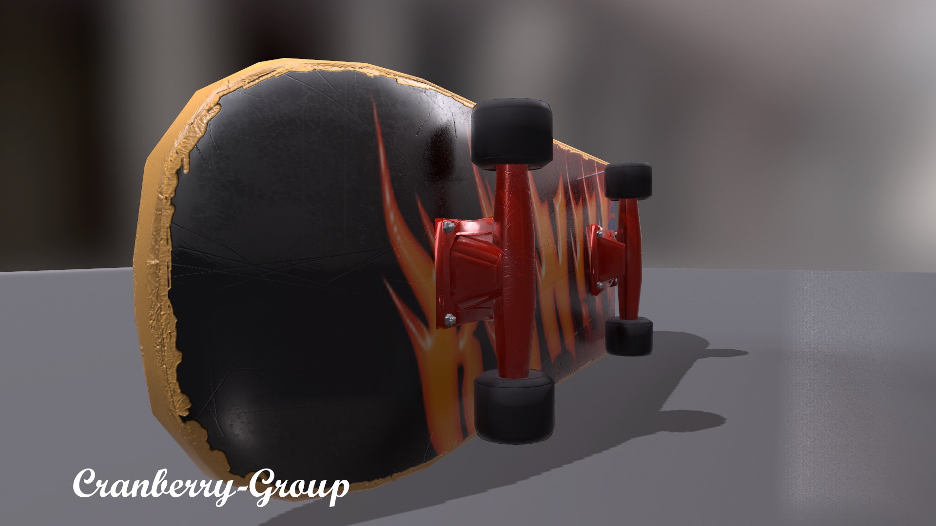 Cartoon Skateboard Lowpoly 3D Model TurboSquid 1319304