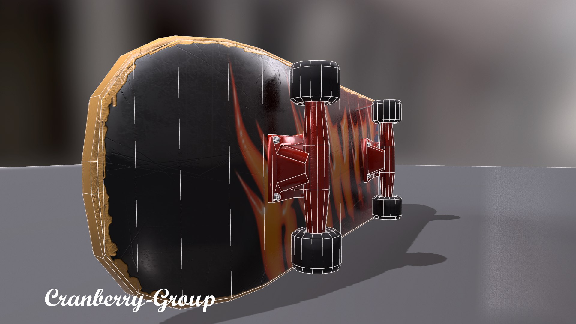 Cartoon Skateboard Lowpoly 3D Model TurboSquid 1319304