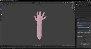 Hand rigged animated game ready