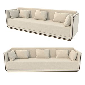 Custom made beige sofa