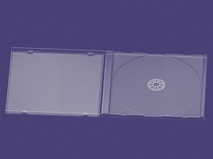 cd jewel case 3d model