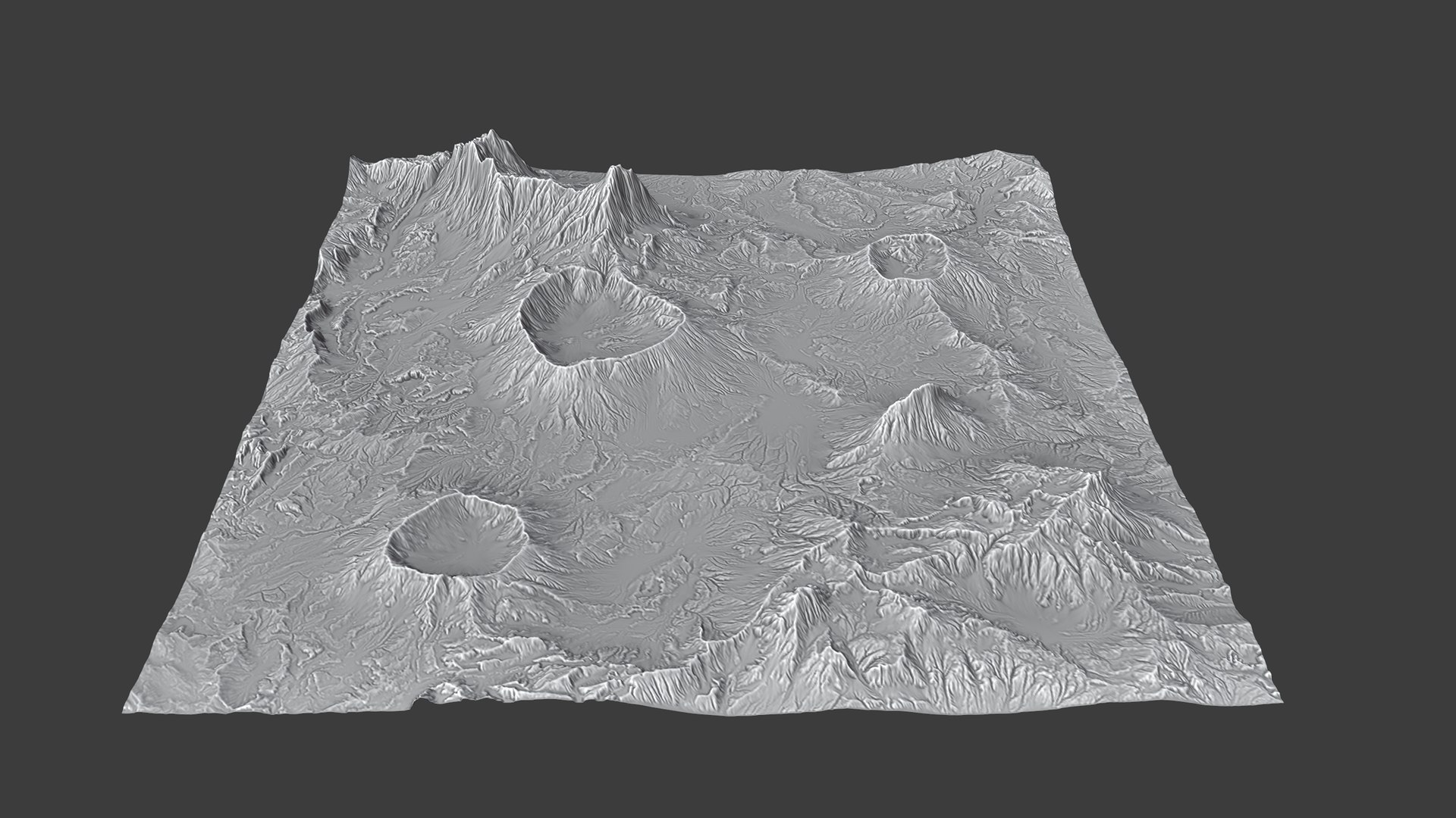 8K Planet Crater Landscape 2 3D Model - TurboSquid 1826847