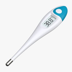 Digital thermometer 02 3D model