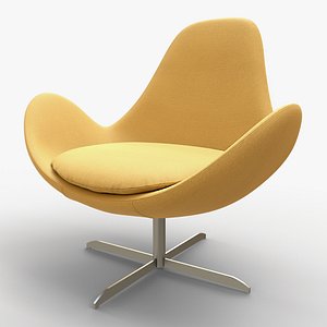 3D Chair Modern Fabric model