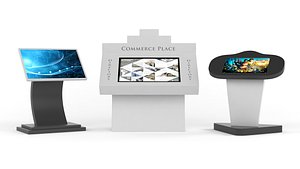 Electronic Kiosk Collection 3D model