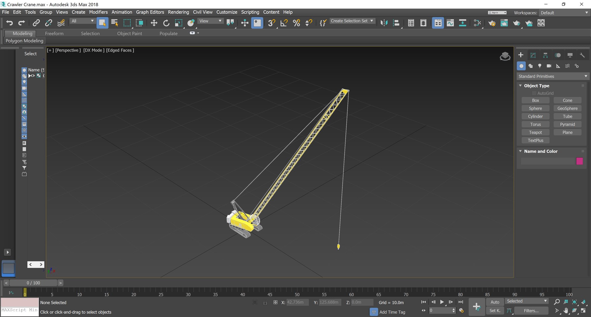 Parametric Crawler Crane - Revit Family 3D - TurboSquid 1820127