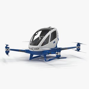 drone air taxi rigged model