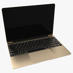 3D Sleek Modern Laptop