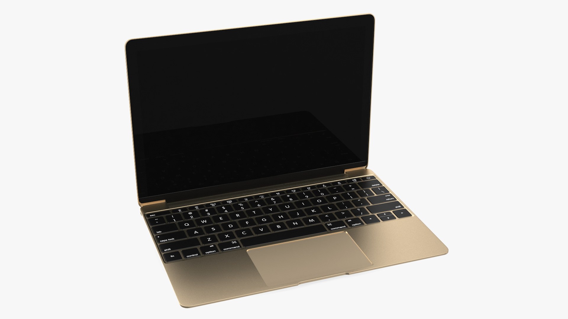 Sleek Modern Laptop 3D model preview