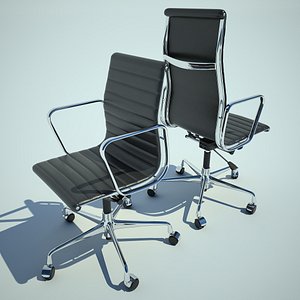 chair armchair aluminium 3d wrl