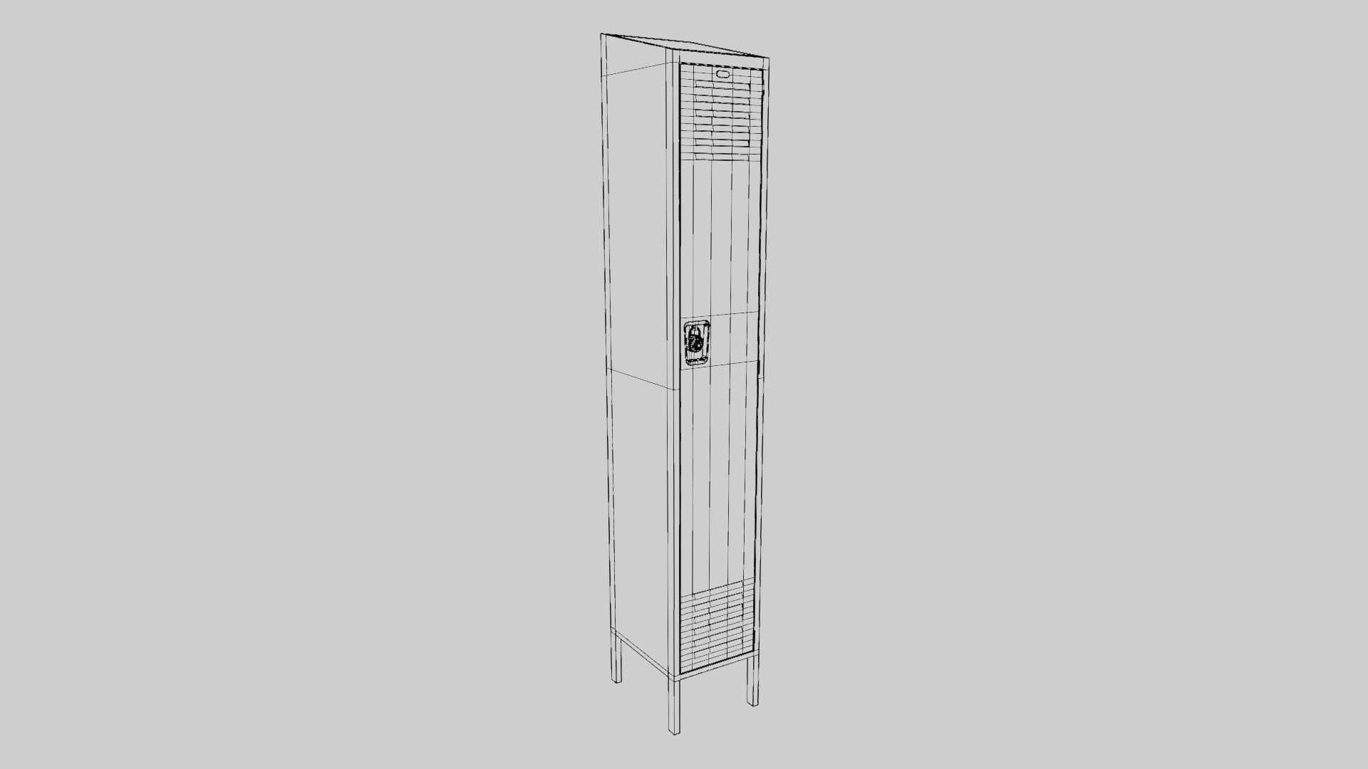 Locker model - TurboSquid 2096355