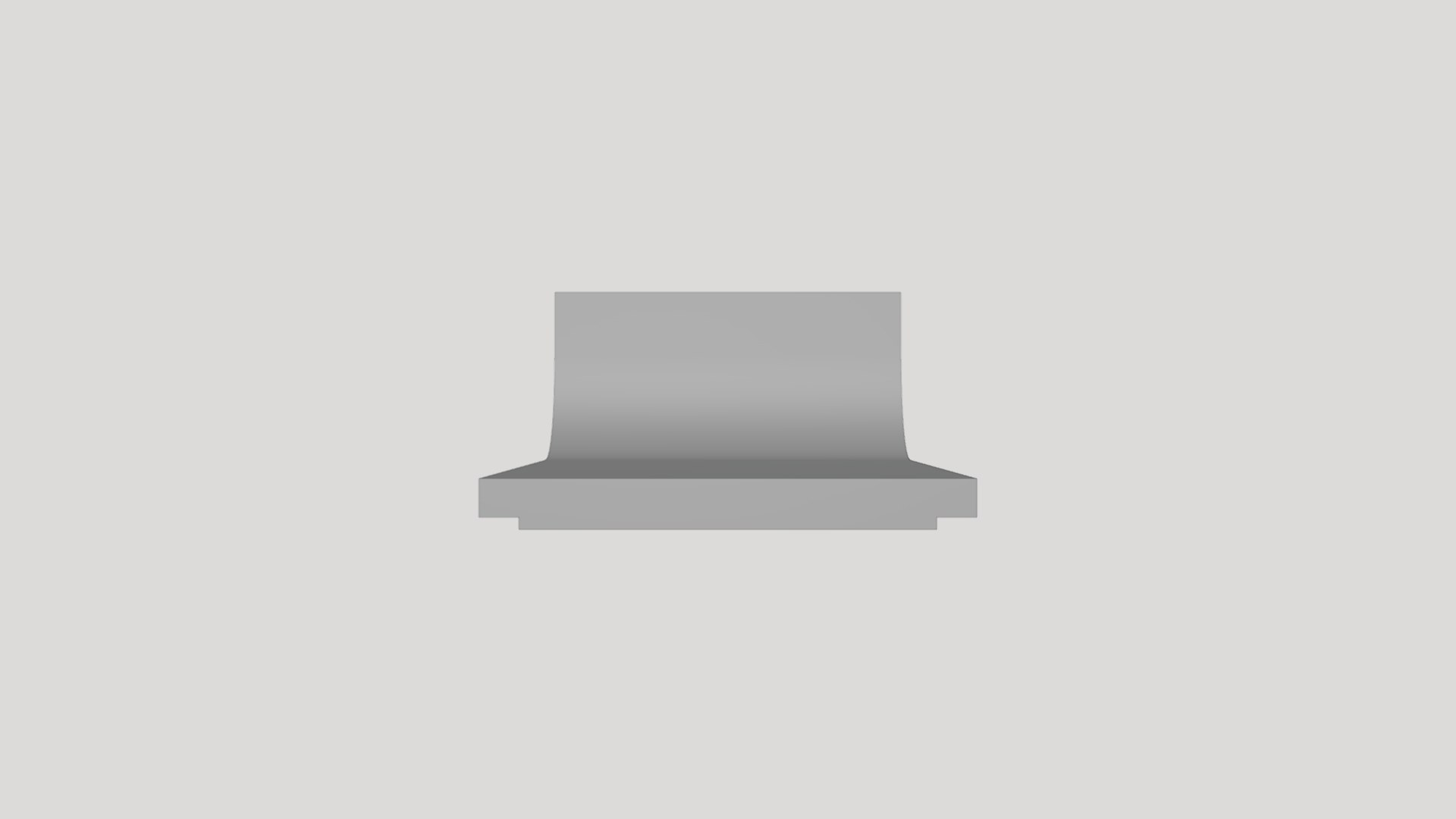 Basic Sign Display - Geometry Only No Textures No Materials 3D Model ...