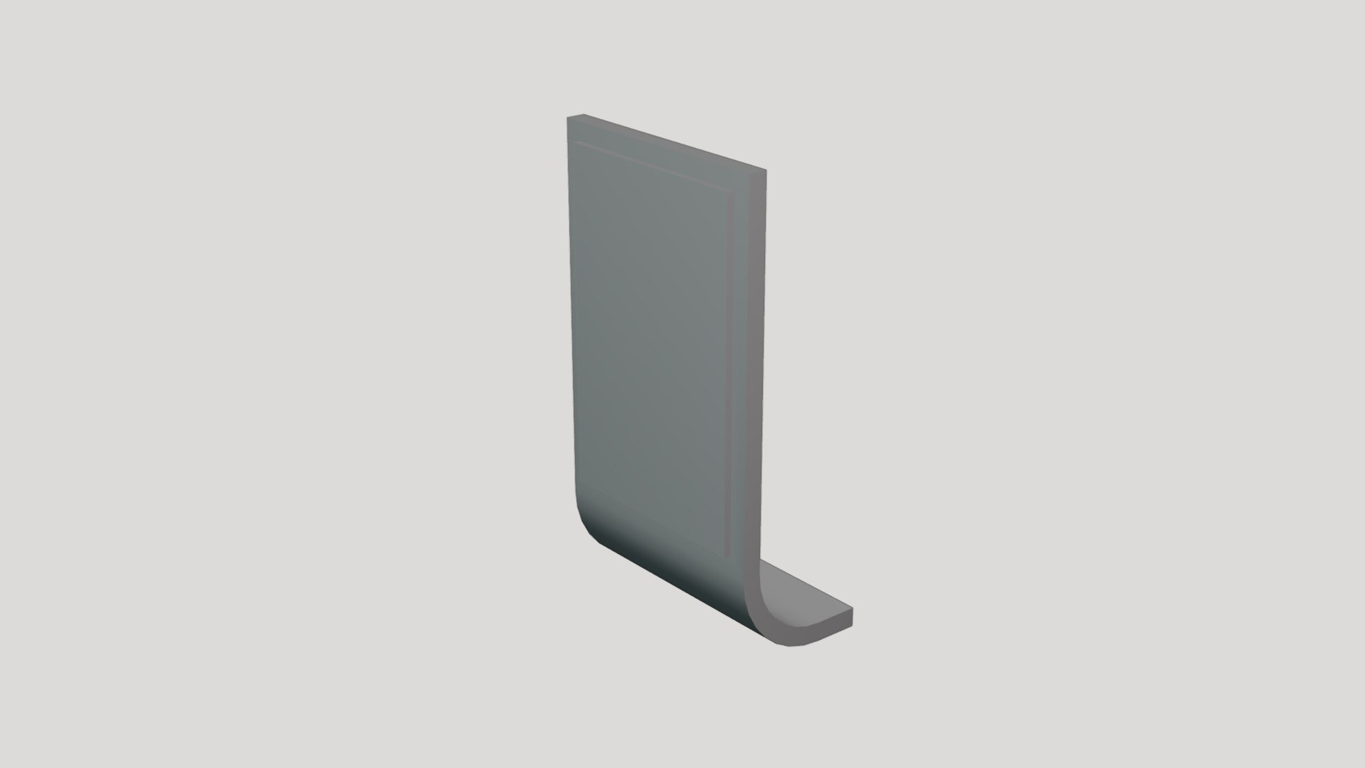 Basic Sign Display - Geometry Only No Textures No Materials 3D Model ...