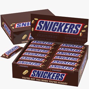 snickers box 3D model