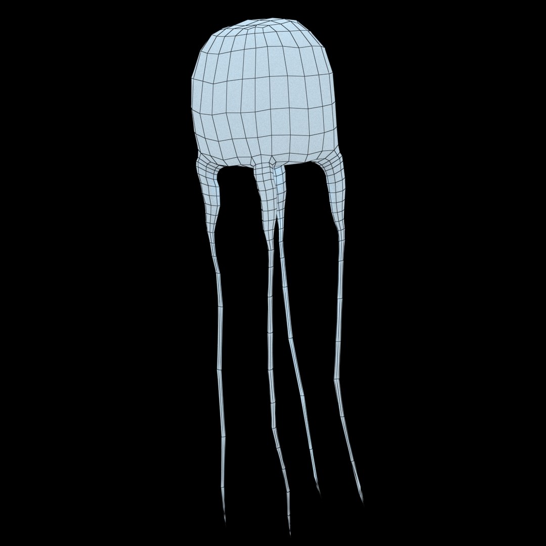 3D Box Jellyfish Cubozoa - TurboSquid 1446434