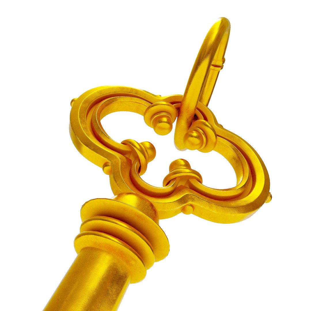 Treasure Chest Key 3d Model 3D Model - TurboSquid 1976953