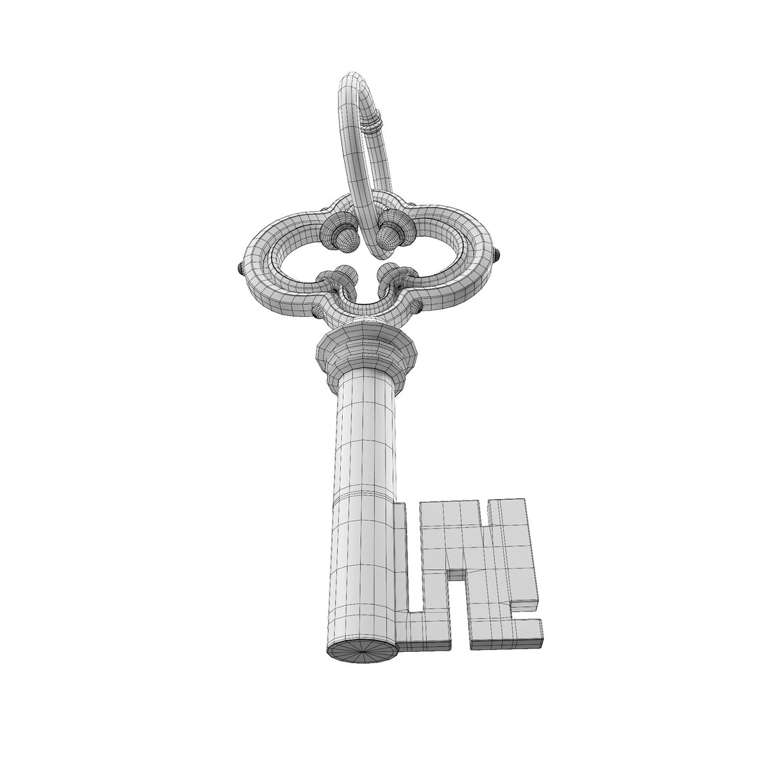 Treasure Chest Key 3d Model 3D Model - TurboSquid 1976953