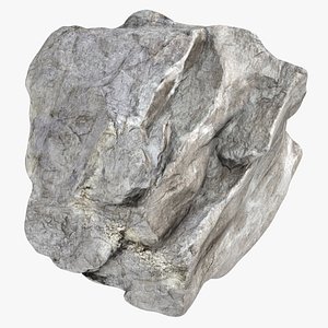 3D Fallen Rocks 02 Medium