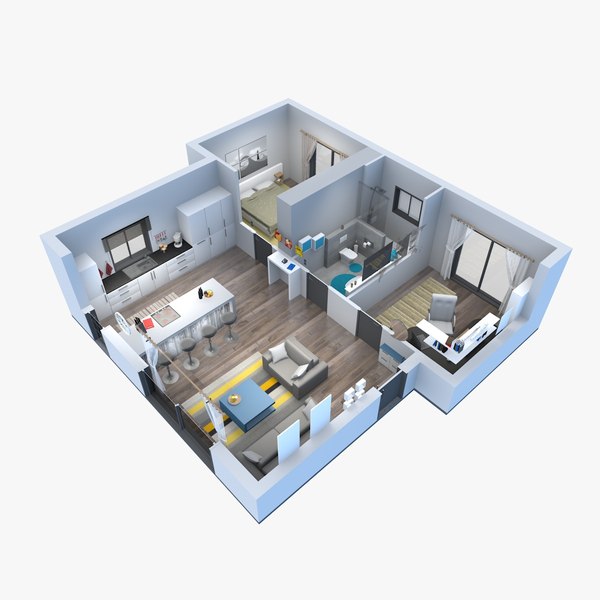 3D floor plan