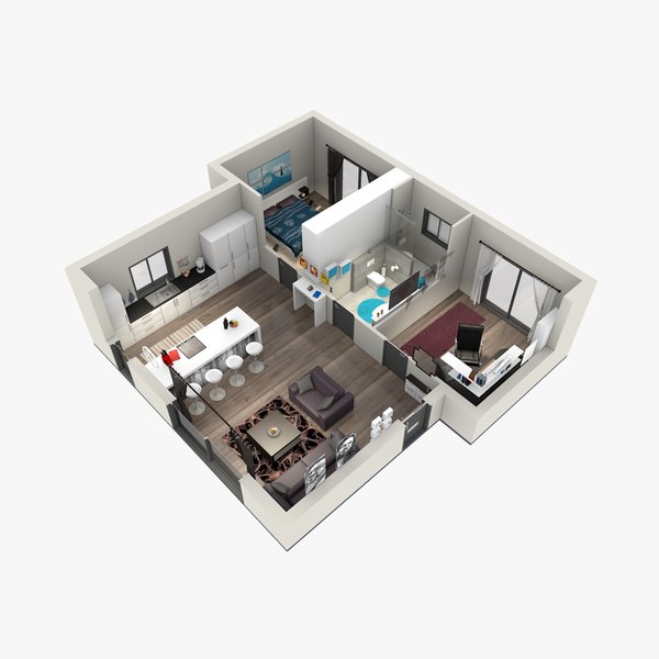 3D floor plan