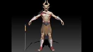 3D Morgharn the Warden model