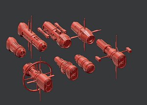 3D modular spaceship