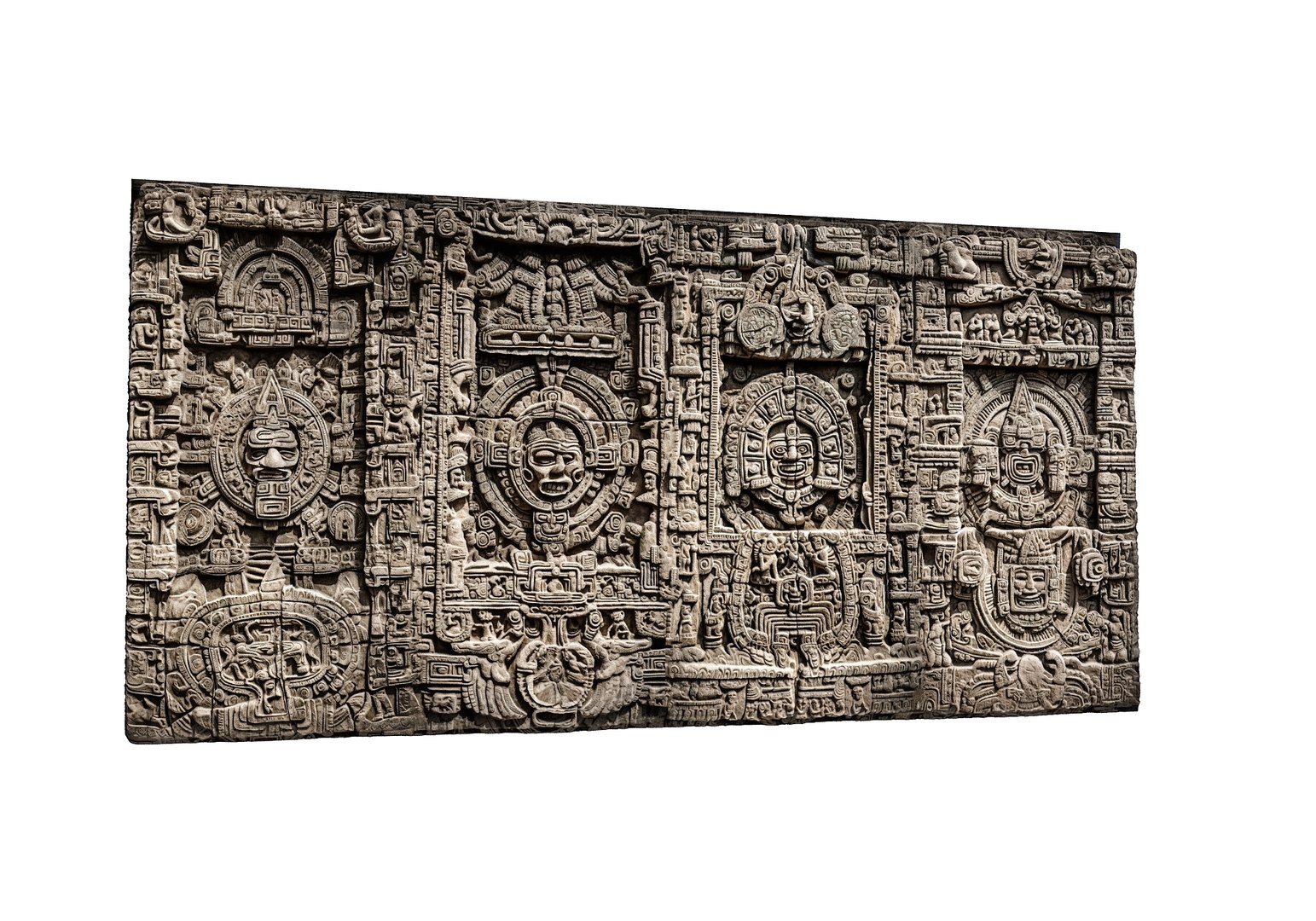 3D Walls Of Ancient Mayan Architecture Pack 9 Model - TurboSquid 2066574