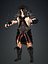 3D Realistic Rigged Medieval Action Man-Samoyon Character 3D Model