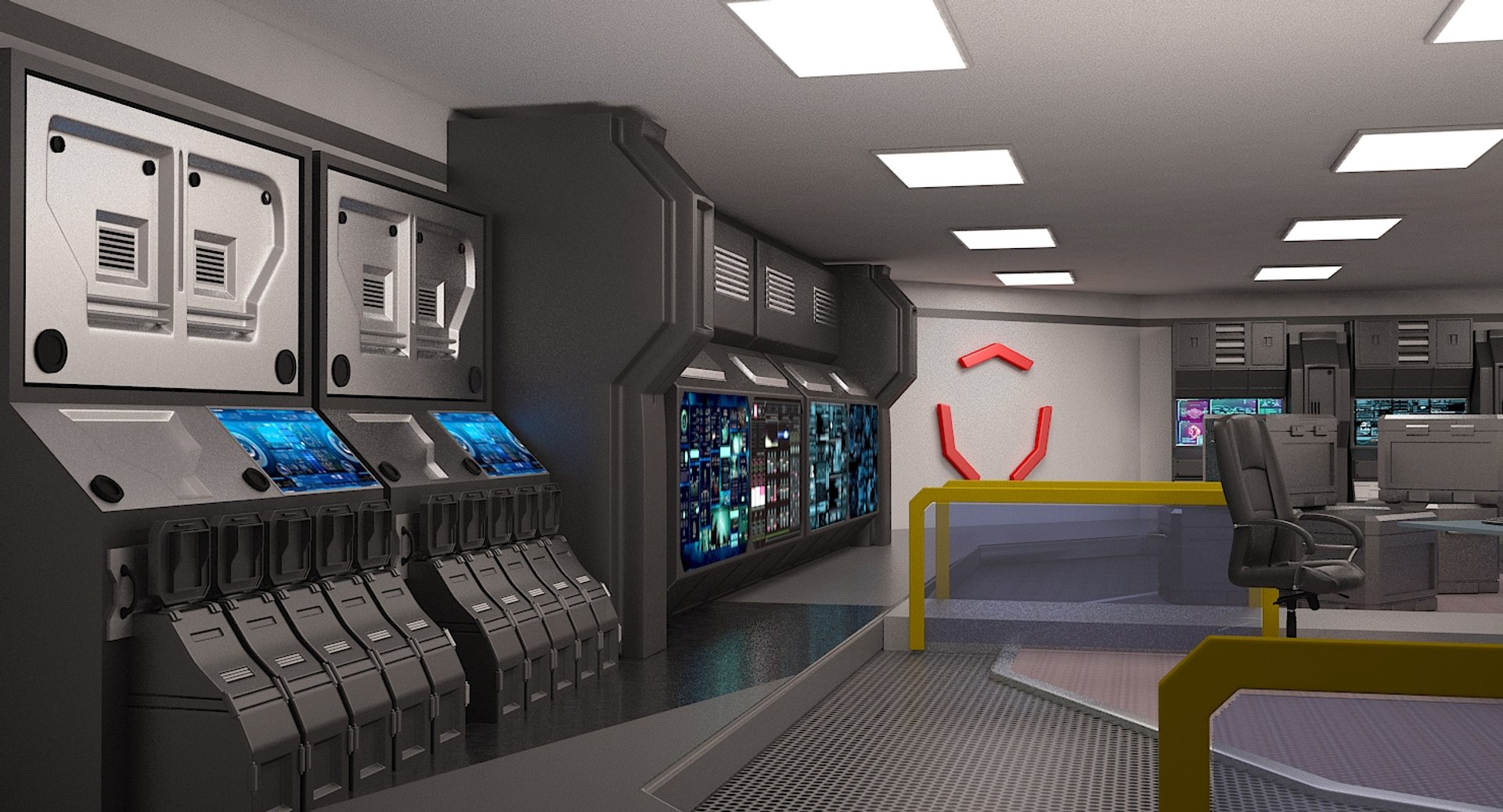 Scifi Laboratory 3D Model - TurboSquid 1273179