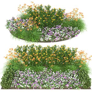 3D Flowerbed 8
