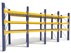3d warehouse shelves