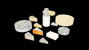 Dairy Game Ready Pack 3D model