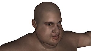 3ds realistic rigged male character