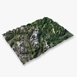 mountain alps - 4 3D model