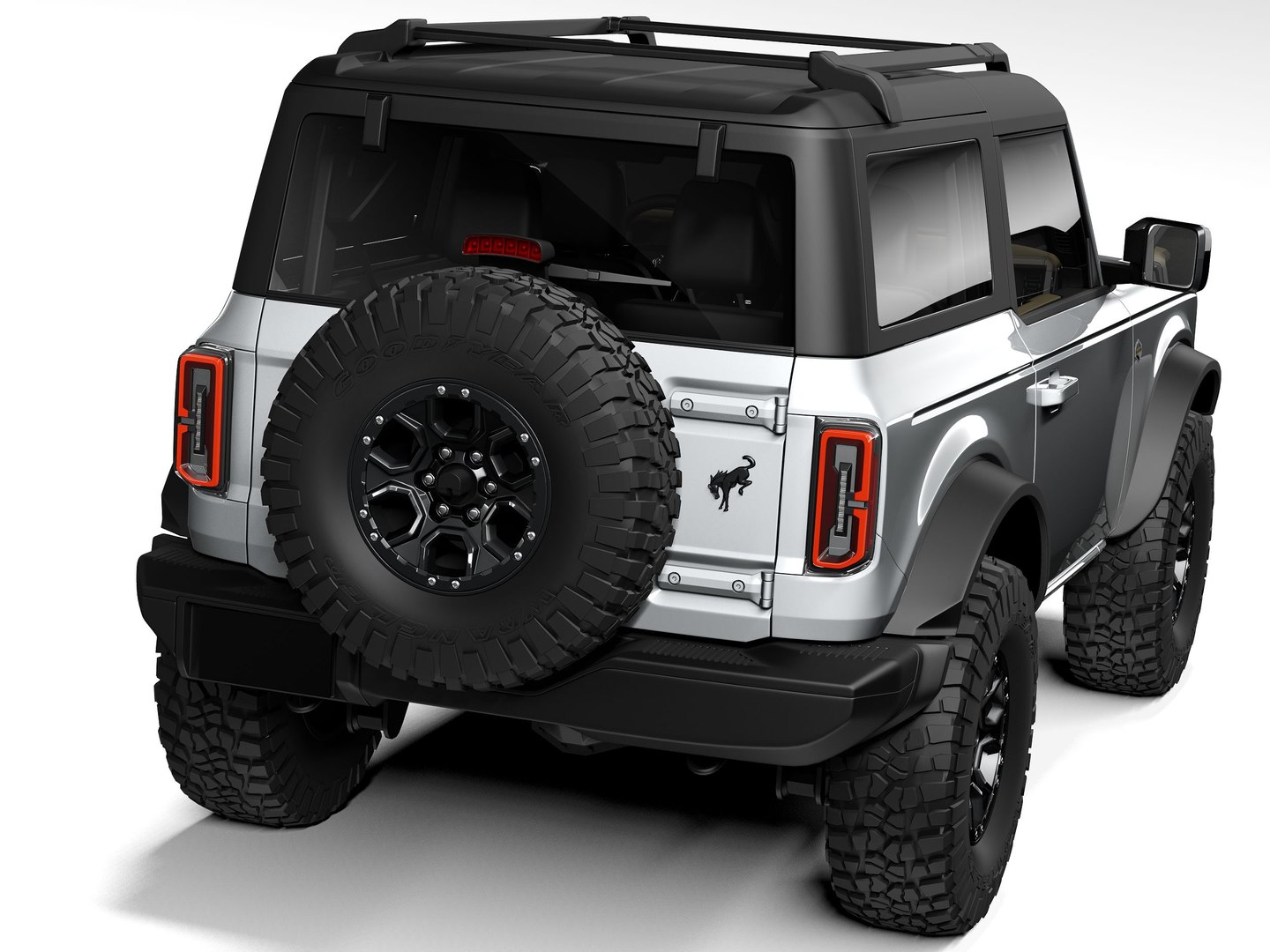 3D Model Ford Bronco Wildtrak 2-door 2021 - TurboSquid 2222010