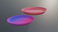 Candy Glow Bowl Set  Colorful Decorative 3D Bowls