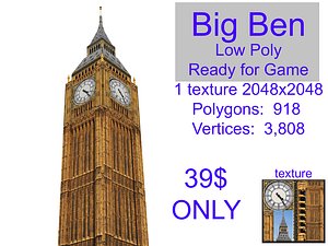 big ben ready 3D