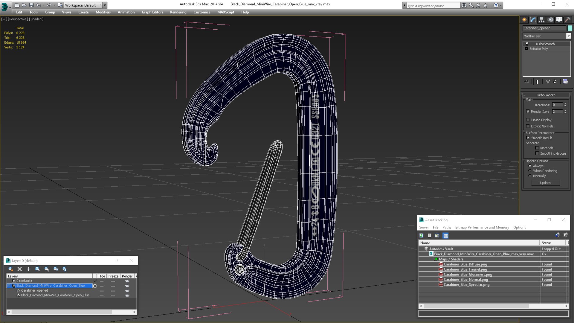 3D model Black Diamond MiniWire Carabiner Open Blue https://p.turbosquid.com/ts-thumb/lY/FVD0q1/Du/blackdiamondminiwirecarabineropenbluemb3dmodel019/jpg/1641764715/1920x1080/fit_q87/07cbd4006c955016b18c87f89f794075d534d507/blackdiamondminiwirecarabineropenbluemb3dmodel019.jpg