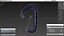 Black Diamond MiniWire Mousqueton Ouvert Bleu
