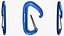 Black Diamond MiniWire Mousqueton Ouvert Bleu