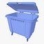 Contenedor de basura v2 desgastado