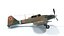 3D Low Poly Cartoon Ilyushin Il-2 Shturmovik WWII Airplane