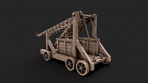 3D Medieval Siege Ladder