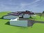 3D revit villa model