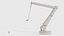 Industrial Robotic Arm with Golf Attachment 3D model 3D model