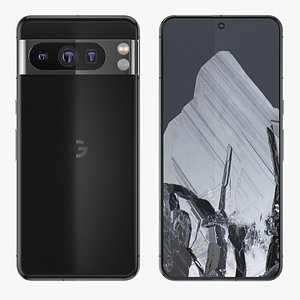 3D model Google Pixel 8 Pro Obsidian