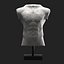 Torso masculino de mármol