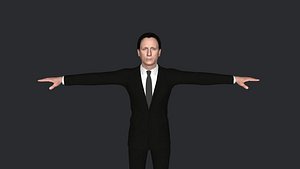 Daniel Craig-James Bond Hyper Realistic Full Body Fully Rigged Character
